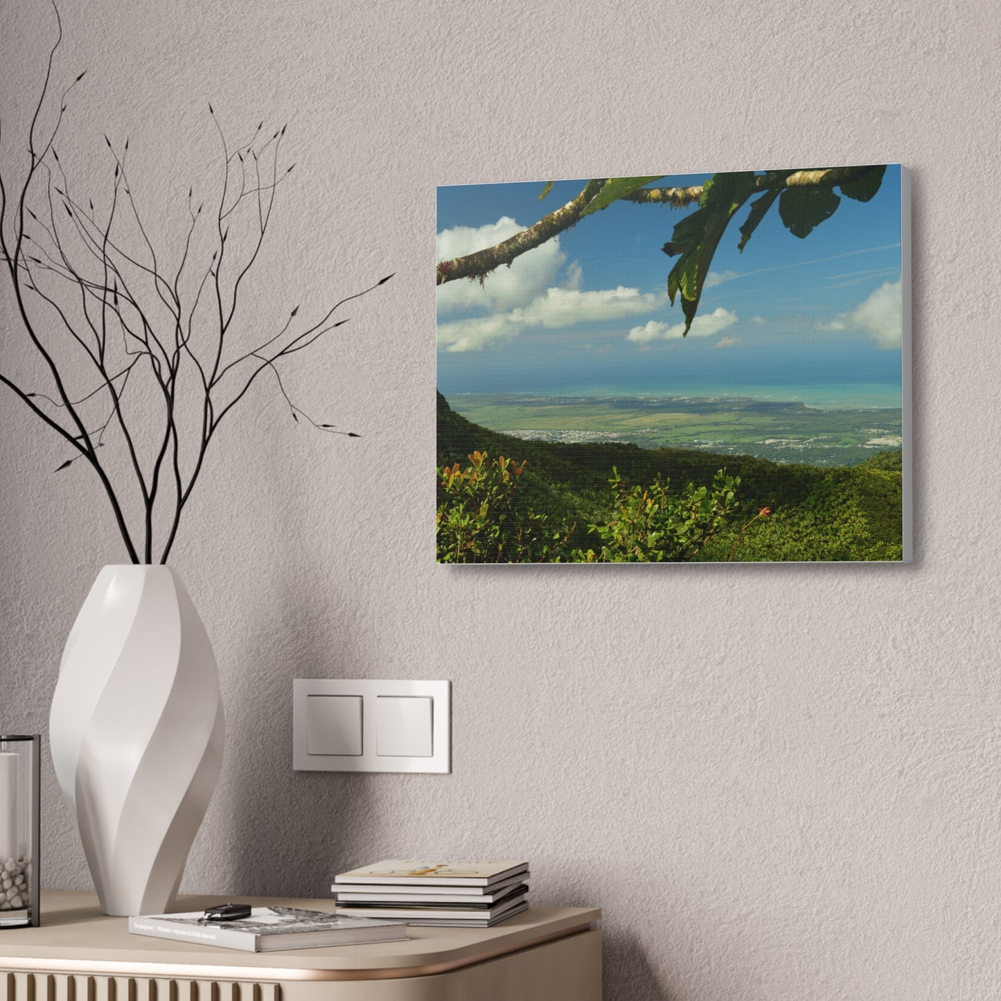 Tropical Vista Canvas Print —Awesome view from Tres Picachos Peak - Stretched 1.5" Wall Art