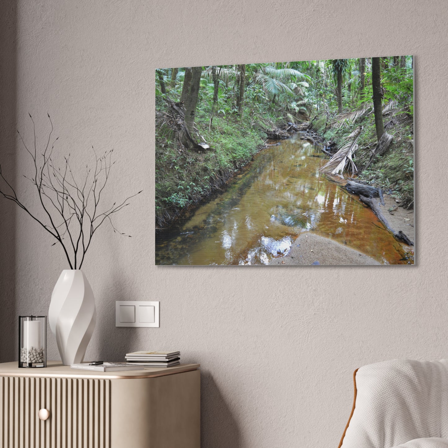 Deep Forest Explorations - El Yunque Holy Spirit River - Nikon D850 - Forest Creek Canvas Print - Stretched 0.75" Nature Wall Art