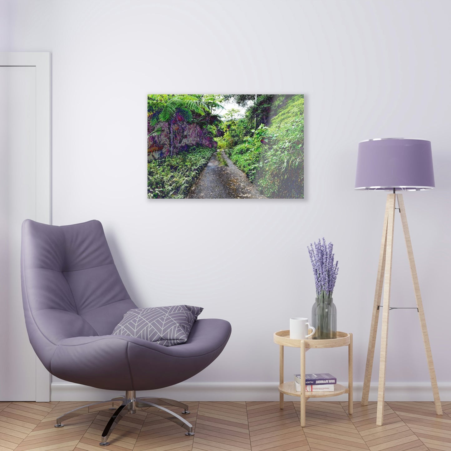 Acrylic Prints - US Made - Ideal for a Stunning Home/Office Decor Ideas - El Yunque - The Closed side of PR 191 Across the Forest - CCMM* - Green Forest Home