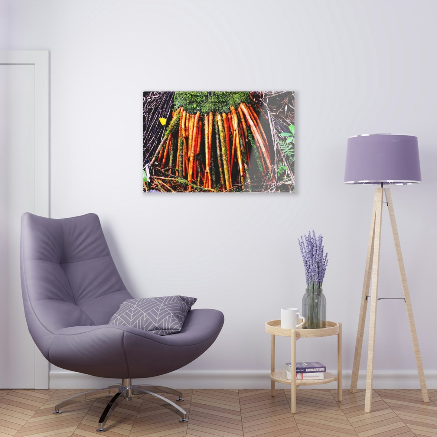 Acrylic Prints - US Made - Ideal for a Stunning Home/Office Decor Ideas - El Yunque - The Strong Roots of the Sierra Palm that can survive hurricanes - CCMM* - Green Forest Home