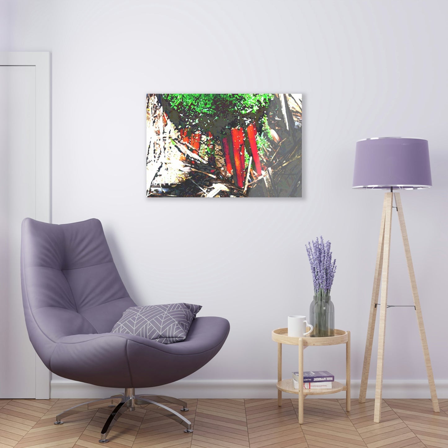 Acrylic Prints - US Made - Ideal for a Stunning Home/Office Decor Ideas - El Yunque - The Strong Roots of the Sierra Palm that can survive hurricanes - CCMM* - Green Forest Home