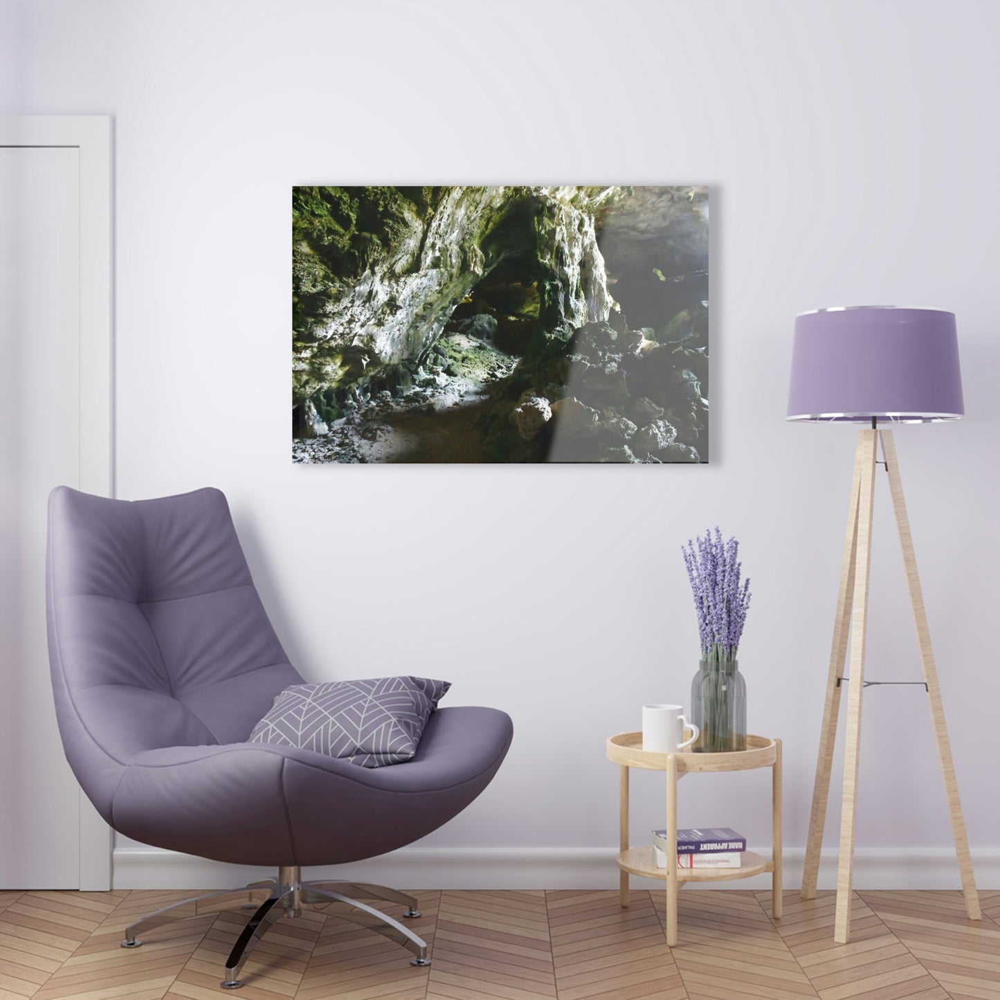Acrylic Prints - US Made - Ideal for a Stunning Home/Office Decor Ideas - Inspirations from Nature - Remote Mona island & Caves - Puerto Rico - Green Forest Home