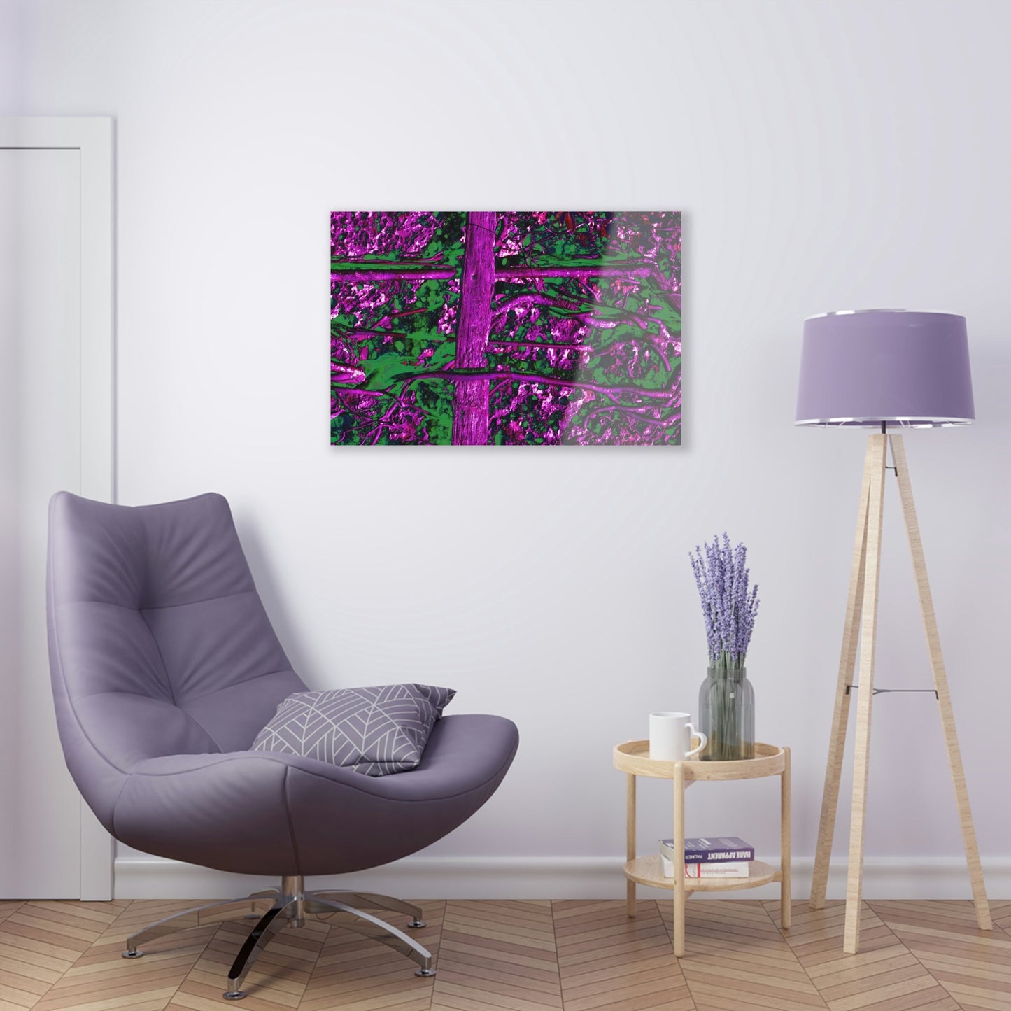 Acrylic Prints - US Made - Ideal for a Stunning Home/Office Decor Ideas - Remote Mona island - Roots grow on flat boulder - CCMM* - Green Forest Home