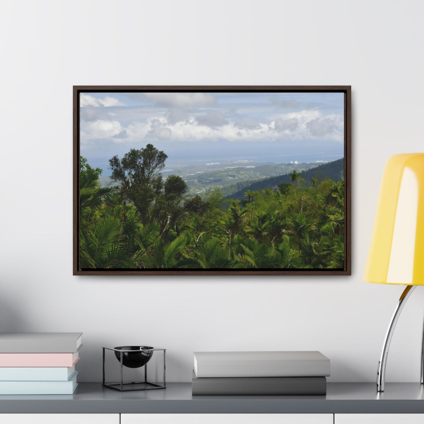 Rainforest Trails & Views - Gallery Canvas Wraps, Horizontal Frame - El Yunque National Forest - Puerto Rico - Awesome views from the main road PR 191 - Green Forest Home