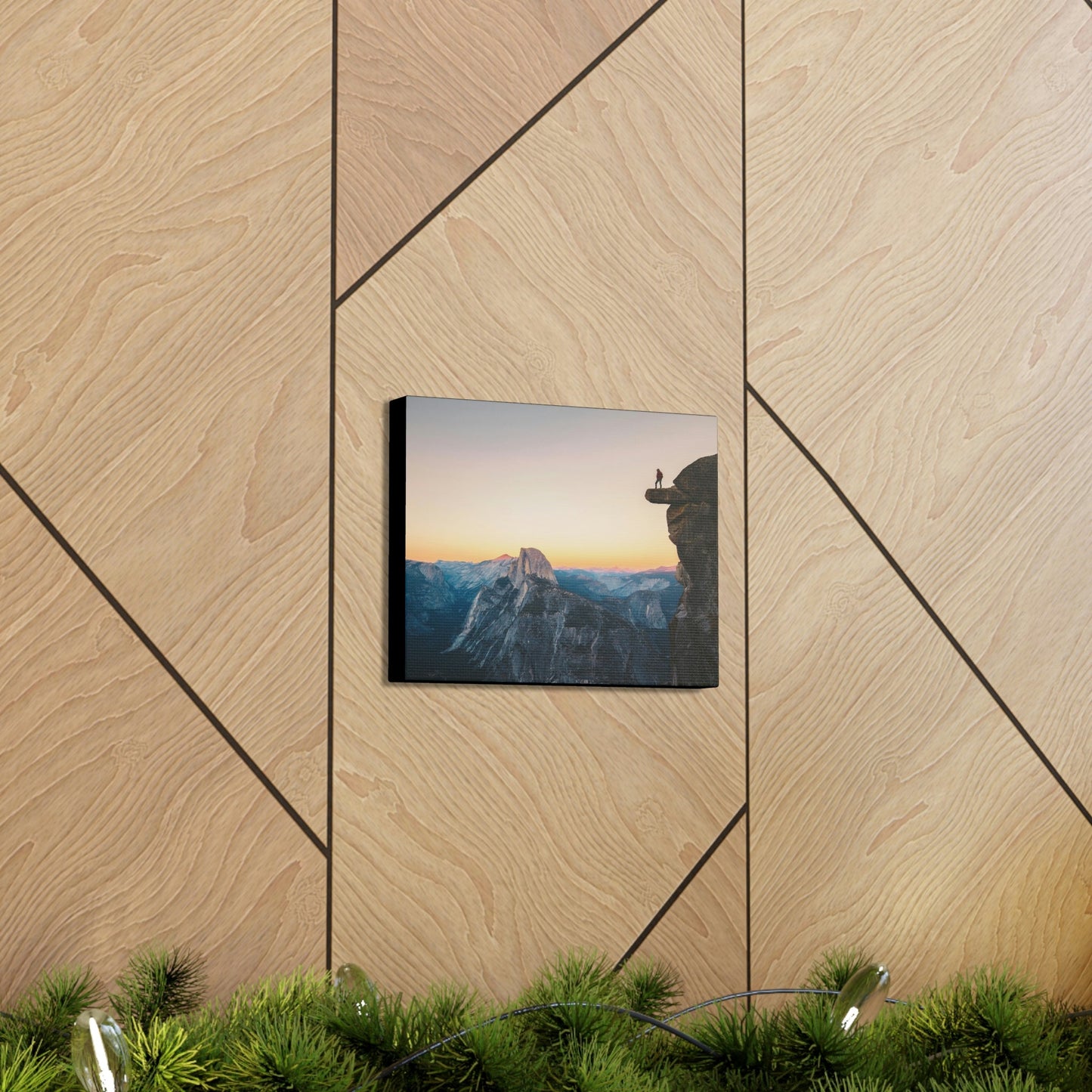 US NATIONAL PARKS - SMALL Canvas Gallery Wraps - The Wonderland of Yosemite - Half Dome - California near SF - a must see! - Green Forest Home