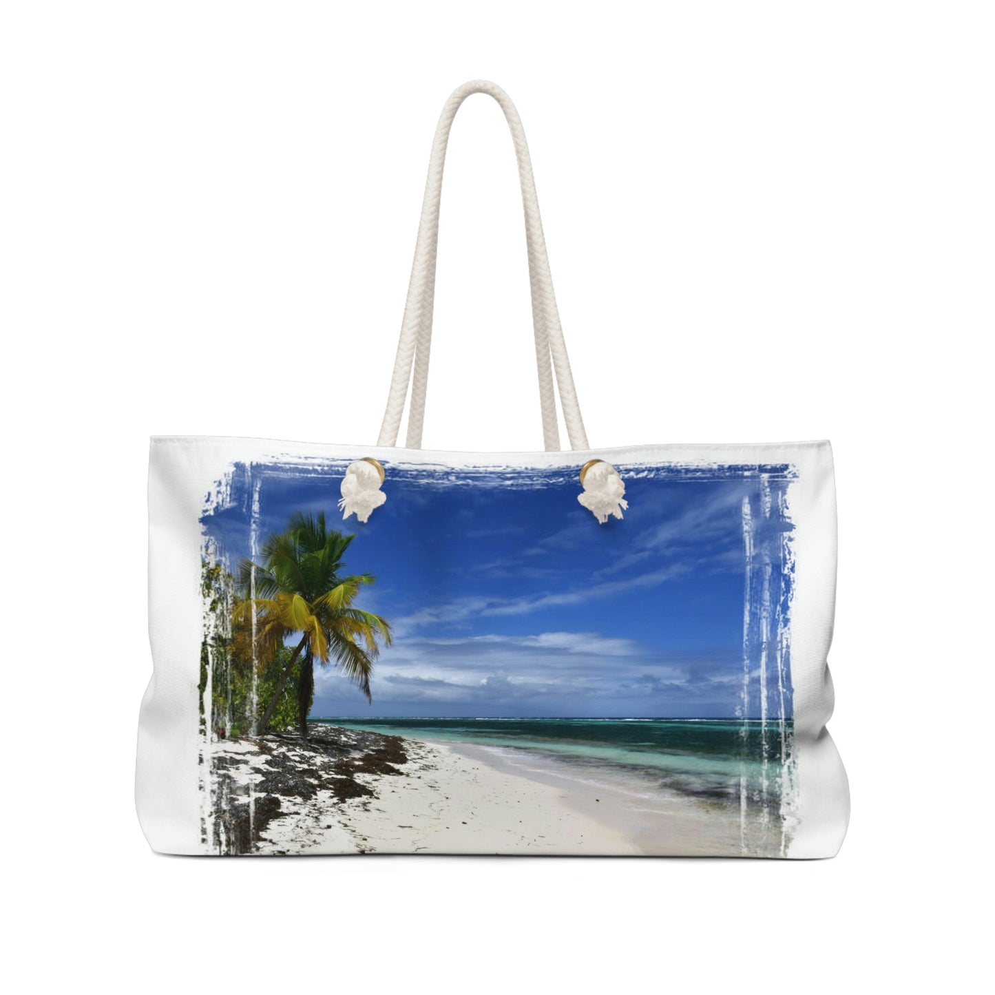 Weekender Bag - Carry around a Paradise - remote Mona island puerto rico - Green Forest Home