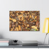 Autumn Leaf Floor Canvas Print — Deep Forest Explorations - El Yunque - Nikon D850 Stretched Wall Art (0.75")