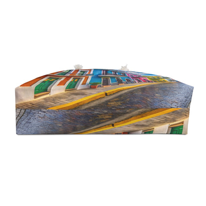 Make all Jealous - LOVELY Old San Juan road - Puerto Rico - Weekender Bag — Scenic Ocean Travel Tote