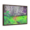 Rainforest Trails & Views - Gallery Canvas Wraps, Horizontal Frame - El Yunque National Forest - Puerto Rico - Path in camping zone near peaks - Color Enhanced - Green Forest Home