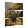 Remote Mona Island Art - The  Cave 'BRAIN' and two Color Enhanced Caves - Nikon D850 - Triptych Acrylic Print – Marvel Islands of Puerto Rico