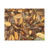 Leaf Floor Canvas Print — Matte Stretched Wall Art - Tradewinds trail - below canopy of local peak - leaf variety & geometry & stars ...