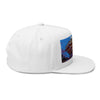 UCSD Flat Bill Cap — 'I Love UCSD' Geisel Library Embroidered Trucker Hat