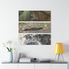 El Yunque Rainforest - Boulders formations in the Deep Forest - Nikon D850 - Triptych Acrylic Print – Forest Creek Landscape Wall Art