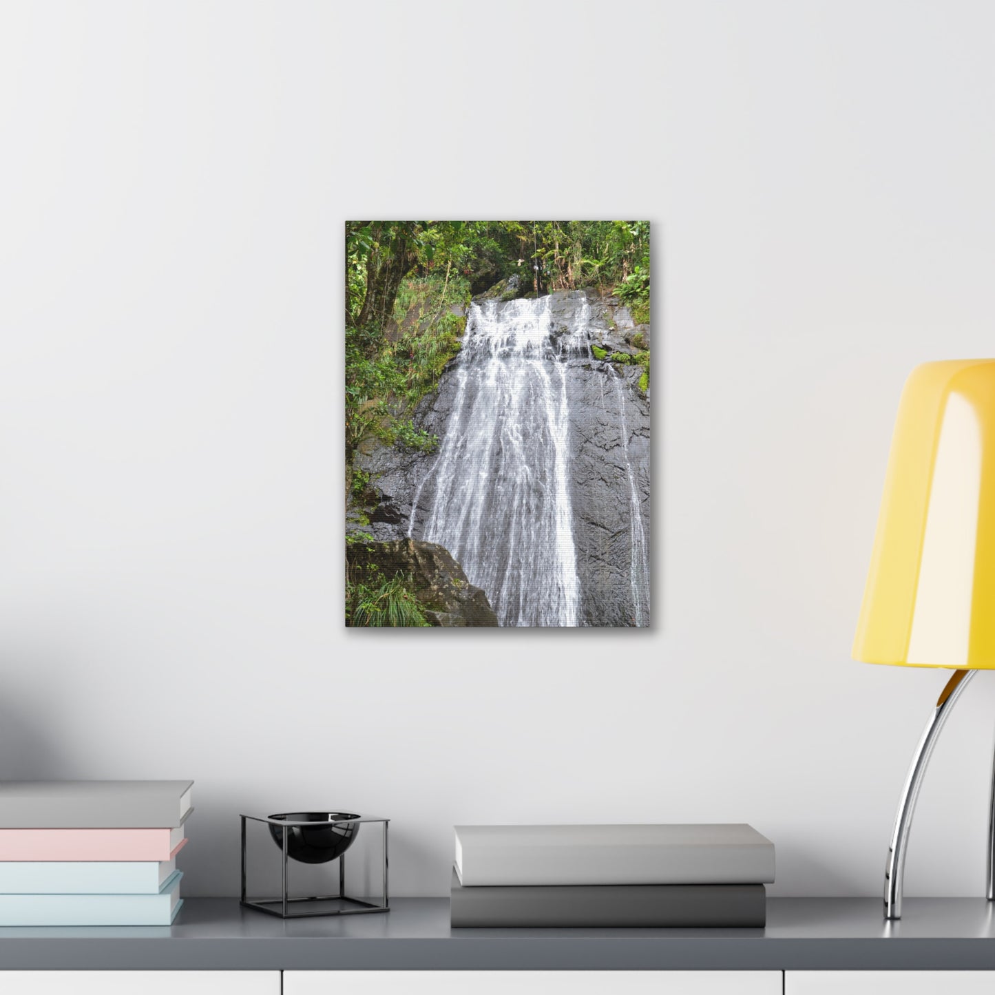 Waterfall Canvas Print — El Yunque La Coca Falls - Nikon D850 Tropical Nature Wall Art, Stretched 0.75"