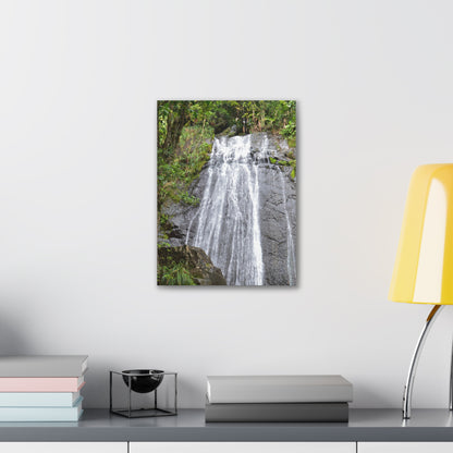 Waterfall Canvas Print — El Yunque La Coca Falls - Nikon D850 Tropical Nature Wall Art, Stretched 0.75"