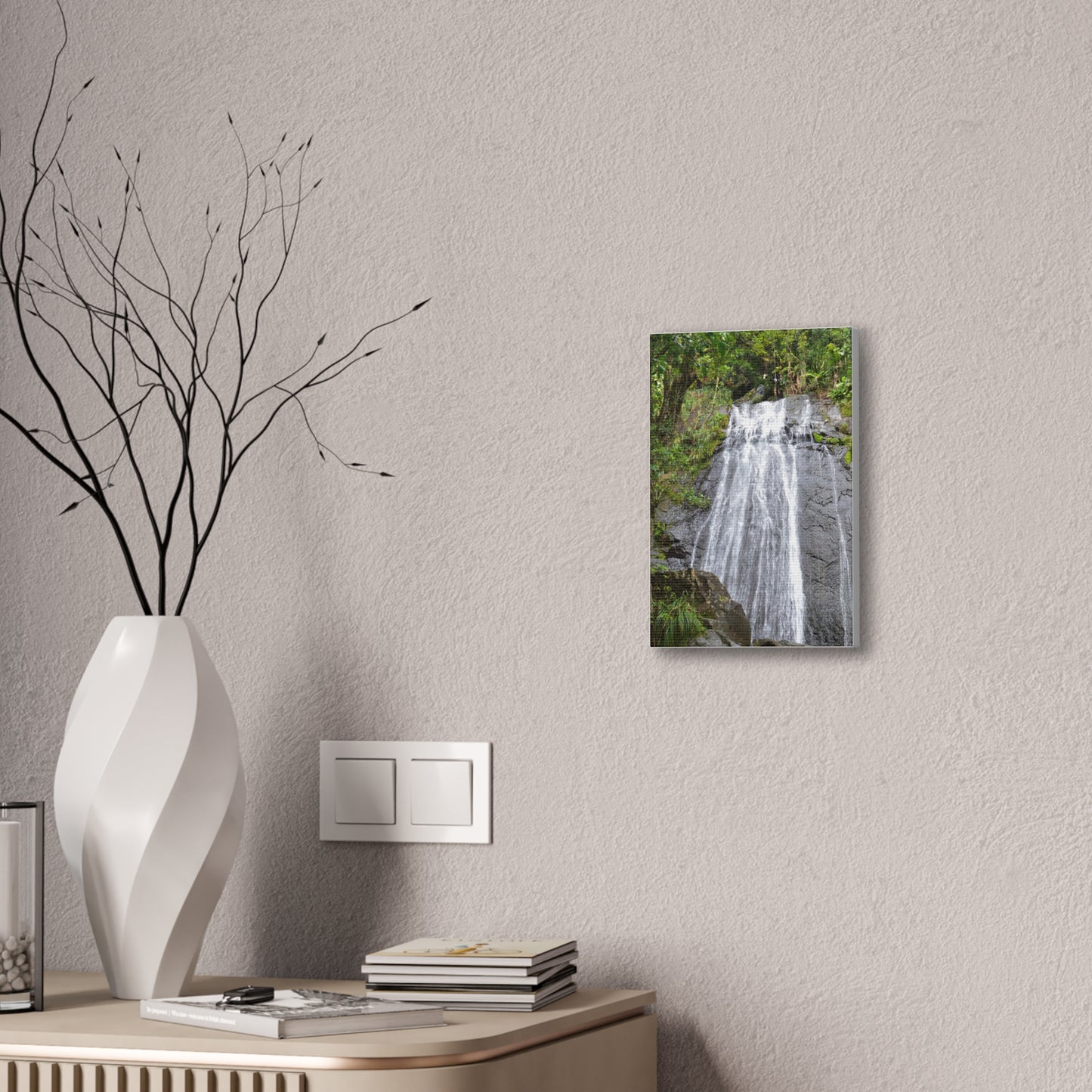 Waterfall Canvas Print — El Yunque La Coca Falls - Nikon D850 Tropical Nature Wall Art, Stretched 0.75"