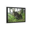 Framed Matte Canvas Wall Art — Tropical Rainforest Roots Photography - Not a nice image - but its an uprooted tree from 2017 Hurricane Maria > 200 MPH winds- that can survive hurricanes