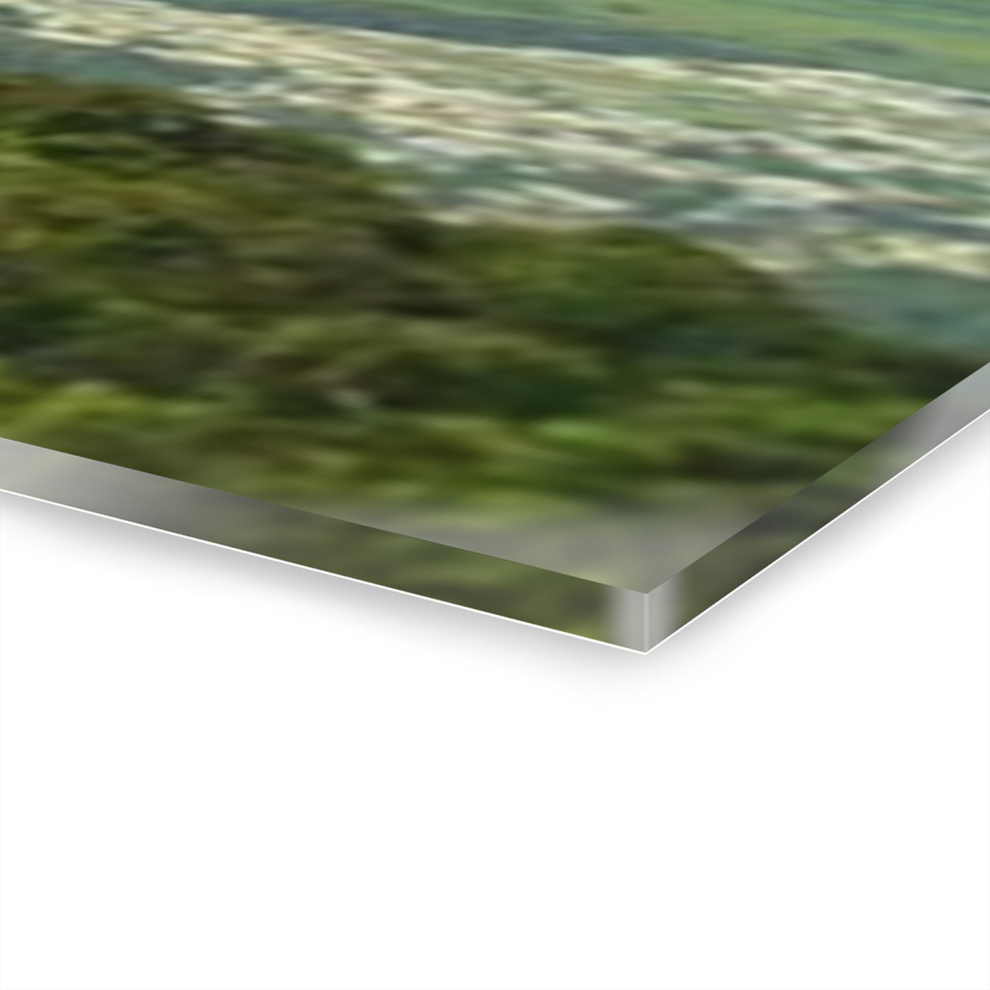 Deep Forest Explorations - Views from Trails and Peaks  - El Yunque RainForest  - Nikon D850 - Tropical Mountains Triptych Acrylic Print – Panoramic Jungle & Ocean Wall Art