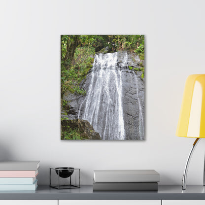 Waterfall Canvas Print — El Yunque La Coca Falls - Nikon D850 Tropical Nature Wall Art, Stretched 0.75"