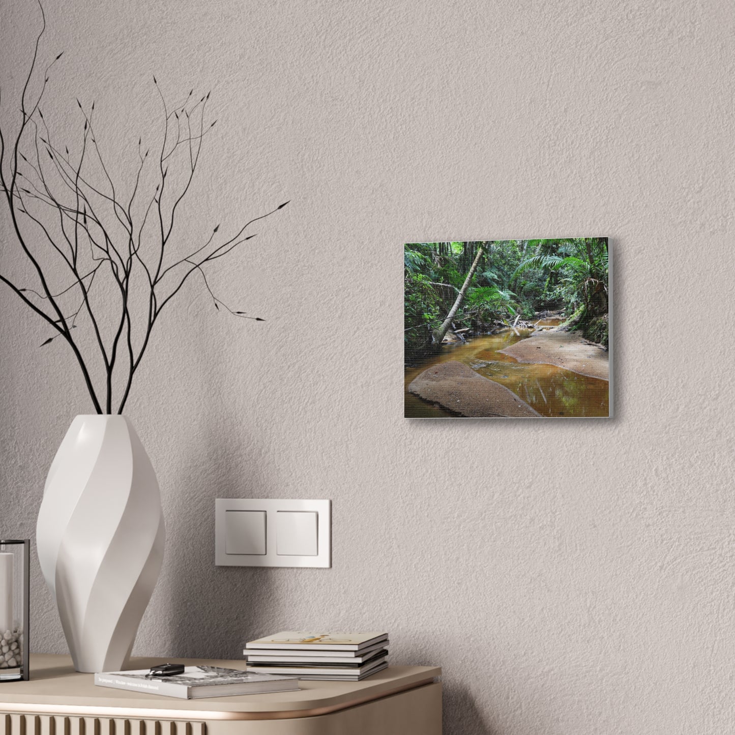 Deep Forest Explorations - El Yunque Holy Spirit River - Nikon D850 - Tropical Creek Canvas Print — Lush Rainforest River Wall Art