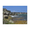 Coastal Cliff Seascape Canvas Print - Mona Island - 40 miles from Puerto Rico - Pristine & isolated