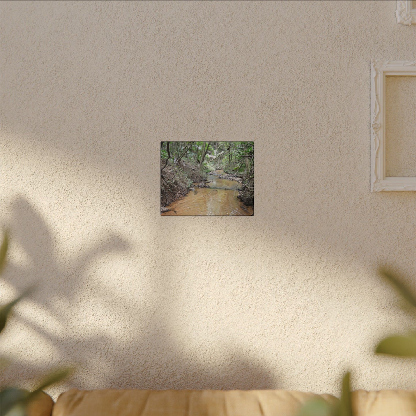 Matte Canvas Print — Tropical Forest Creek Wall Art (Stretched) - El Yunque Rainforest - Puerto Rico - Deep forest explorations