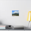 Tropical Mountain Landscape Matte Canvas Print — Stretched Wall Art - Awesome view from Mt Britton Tower & Trail of the East Peak - El Yunque Rainforest - Puerto Rico