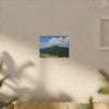 Tropical Mountain Landscape Matte Canvas Print — Stretched Wall Art - Awesome view from Mt Britton Tower & Trail of the East Peak - El Yunque Rainforest - Puerto Rico