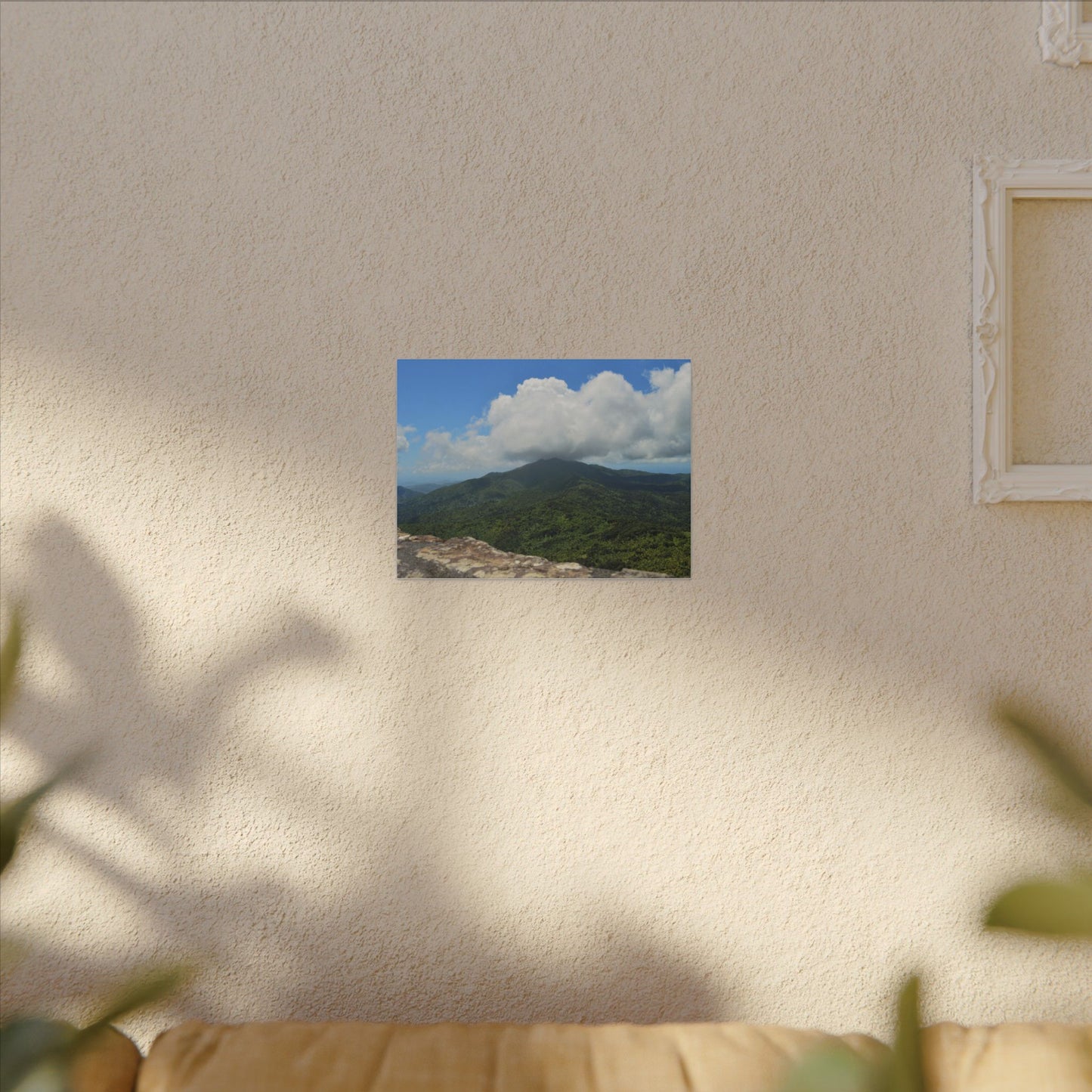 Tropical Mountain Landscape Matte Canvas Print — Stretched Wall Art - Awesome view from Mt Britton Tower & Trail of the East Peak - El Yunque Rainforest - Puerto Rico