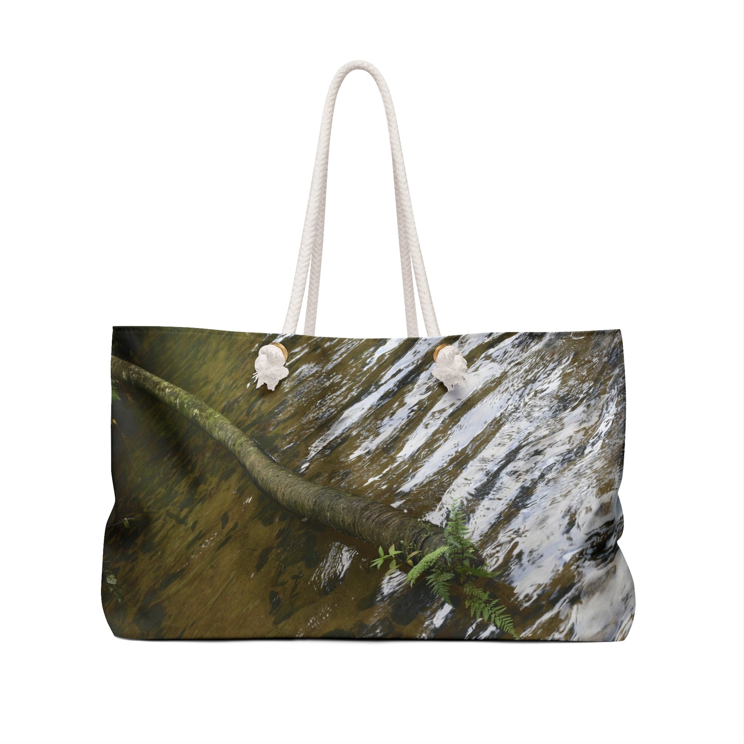 Make all Jealous - Remote Rivers in El Yunque - Tropical Beach Weekender Bag — Scenic Forest Travel Tote