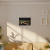 Matte Stretched Canvas Print – Serene River Nymph Photo Wall Art - Explorer Jose rests after a week of explorations