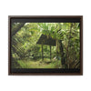 Rainforest Trails & Views - Gallery Canvas Wraps, Horizontal Frame - El Yunque National Forest - Puerto Rico - Tradewinds Trail shelter - Green Forest Home