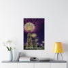 Premium Matte Vertical Posters US MADE - Super Trees Night Scene at Singapore Gardens by the Bay.