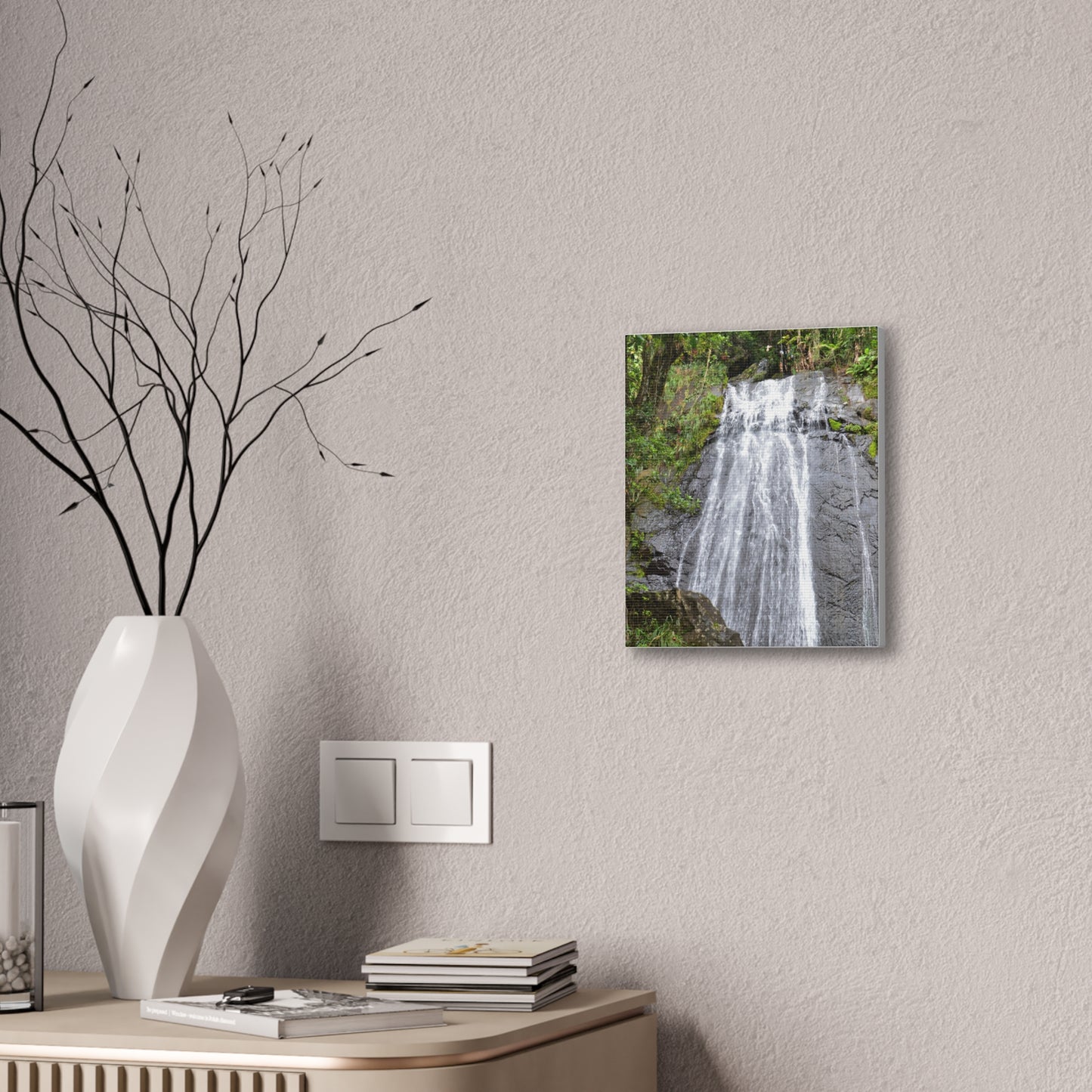 Waterfall Canvas Print — El Yunque La Coca Falls - Nikon D850 Tropical Nature Wall Art, Stretched 0.75"
