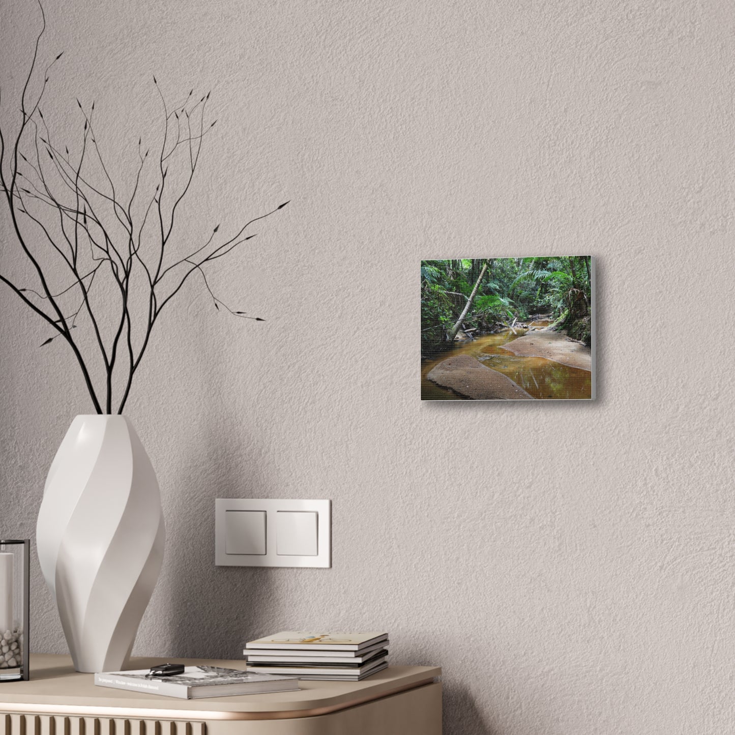 Deep Forest Explorations - El Yunque Holy Spirit River - Nikon D850 - Tropical Creek Canvas Print — Lush Rainforest River Wall Art