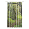 Tropical Jungle - Tradewinds Trail - Magic Section - Window Curtain - Lush Rainforest Print Sheer Drapery - View in El Yunque rainforest - Puerto  Rico - Nikon