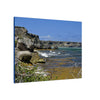 Coastal Cliff Seascape Canvas Print - Mona Island - 40 miles from Puerto Rico - Pristine & isolated