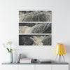 Deep Forest Explorations - El Yunque Rainforest - Dangerous Flash Flood in River - Nikon D850 - Triptych Acrylic Print – Forest Creek Landscape Wall Art
