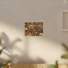 Leaf Floor Canvas Print — Matte Stretched Wall Art - Tradewinds trail - below canopy of local peak - leaf variety & geometry & stars ...