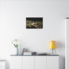 Matte Stretched Canvas Print – Serene River Nymph Photo Wall Art - Explorer Jose rests after a week of explorations