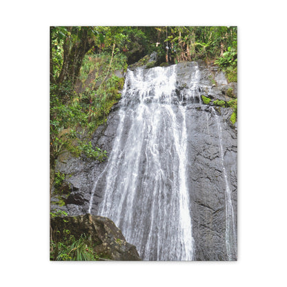 Waterfall Canvas Print — El Yunque La Coca Falls - Nikon D850 Tropical Nature Wall Art, Stretched 0.75"