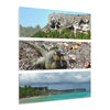 Exploring the remote Mona Island - Caves, Iguanas and Los Pajaros Beach  - Nikon D850 - Tropical Mountains Triptych Acrylic Print – Panoramic Jungle & Ocean Wall Art