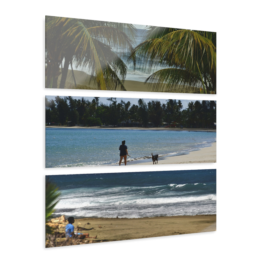 PR Beaches - Isabela Boardwalk, Luquillo and Boy relaxing near Arecibo beach – Beach Wall Art -  Nikon D850