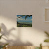 Tropical Coastal View Matte Canvas Wall Art – Scenic Island Landscape Print