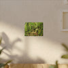 Forest Trail Matte Canvas Print – Lush Green Nature Wall Art - Hiker enjoys the BEAUTY - Mt Britton Trail - El Yunque Rainforest - Puerto Rico