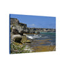 Coastal Cliff Seascape Canvas Print - Mona Island - 40 miles from Puerto Rico - Pristine & isolated