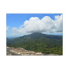 Tropical Mountain Landscape Matte Canvas Print — Stretched Wall Art - Awesome view from Mt Britton Tower & Trail of the East Peak - El Yunque Rainforest - Puerto Rico
