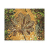 Leaf Wall Art Canvas — Botanical Nature Photography Print - Yagrumo leaf in Tradewinds Muddy Trail - El Yunque Rainforest - Puerto Rico - Deep forest explorations