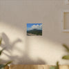 Tropical Mountain Landscape Matte Canvas Print — Stretched Wall Art - Awesome view from Mt Britton Tower & Trail of the East Peak - El Yunque Rainforest - Puerto Rico