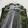 La Coca Falls - El Yunque - PUERTO RICO - Tropical Palm Beach Shower Curtain — Coastal Bathroom Decor - Nikon image